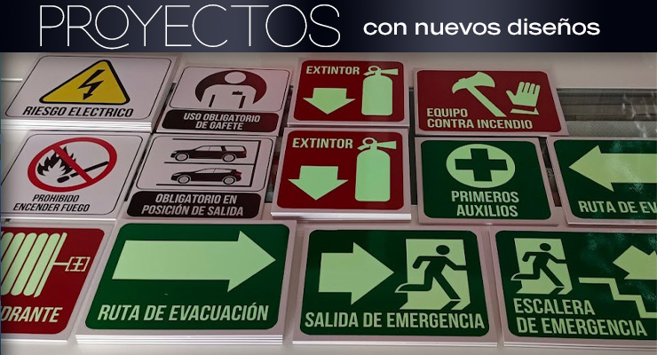 Señaletica de Protección civil en PVC