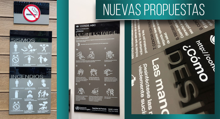 Letreros personalizados de Acrilico