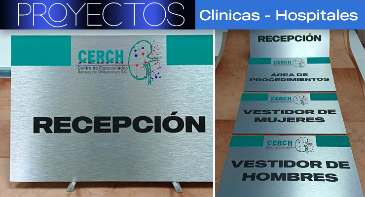 Letreros personalizados para Hospital